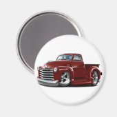 Aimant Camion Chevy Maroon 1950-52 (Recto/Verso)