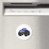 AIMANT CAMION DE MONSTRE BLEU (In Situ (Lave-vaisselle))
