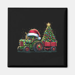 Aimant Camion de Noël pour enfants Père Noël Camion de fe