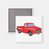 Aimant Camion de ramassage classique (Recto/Verso)