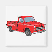 Aimant Camion de ramassage classique (Devant)