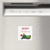 Aimant Camion de recyclage de Noël (In Situ (Lave-vaisselle))