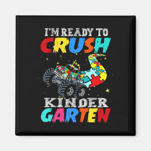 Aimant Camion drôle autisme puzzle écraser nurserie retou