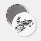 Aimant Camion Gray Sled sur copie noire (Recto/Verso)