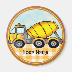 Aimant Camion Mélangeur de ciment