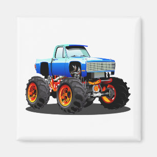 Aimant Camion monstre de dessin animé