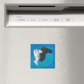 Aimant Camion Ombre Sur Bleu (In Situ (Lave-vaisselle))