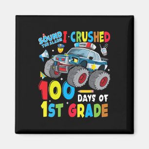 Aimant Camion Police Voiture 100 Jours D'École 1Er Classe