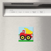 Aimant Camion-poubelle de construction pour enfants (In Situ (Lave-vaisselle))