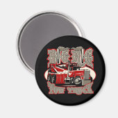 Aimant Camion remorque de dessin (Recto/Verso)