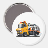 Aimant Camion remorque de dessin (Recto/Verso)