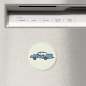 Aimant Camionnette bleue (In Situ (Lave-vaisselle))