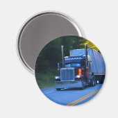 Aimant Camionneurs, grand art de camion de cargaison (Recto/Verso)