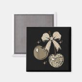 Aimant Camo Checkered Cherry Bow, Hunting,checkered Patte (Recto/Verso)