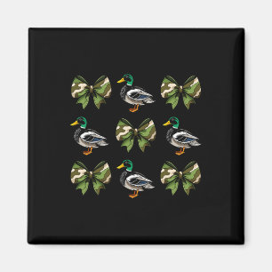 Aimant Camo Coquette Bow Duck Hunt Mallard Duck Hunt W