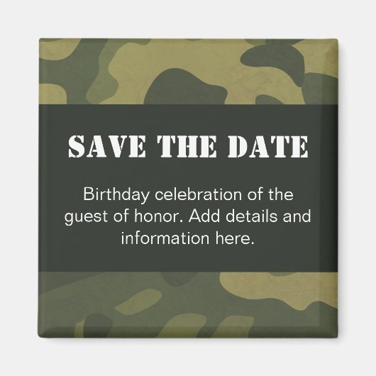 Aimant Camouflage (Devant)