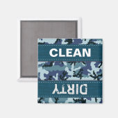 Aimant Camouflage de la marine (Recto/Verso)