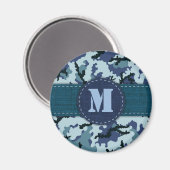 Aimant Camouflage de la marine (Recto/Verso)