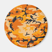 Aimant Camouflage orange, Militaire, Armée (Devant)