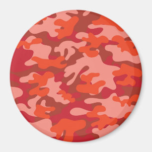 Aimant Camouflage rouge