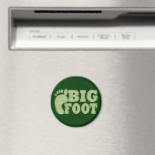 Aimant Camouflage vert Texte Bigfoot (In Situ (Lave-vaisselle))