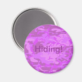 Aimant Camouflage violet clair (Recto/Verso)