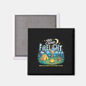 Aimant Camp Firelight Vbs Camp Vacances Bible School Fire (Recto/Verso)