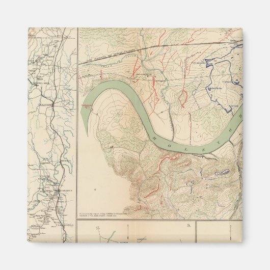 Aimant Campagne Chickamauga, Knoxville (Devant)
