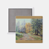 Aimant "Campagne d'automne" (Recto/Verso)