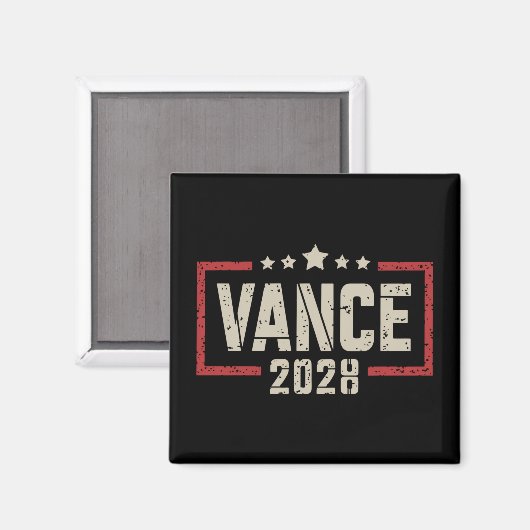 Aimant Campagne d'élection présidentielle de Vance 2028 D (Recto/Verso)