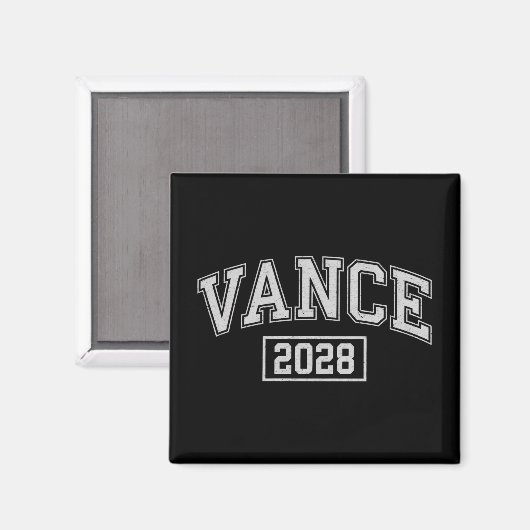 Aimant Campagne électorale de JD Vance pour la présidence (Recto/Verso)