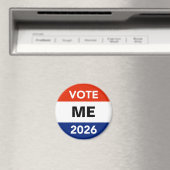 Aimant Campagne électorale pour le vote personnel 2026 (In Situ (Lave-vaisselle))