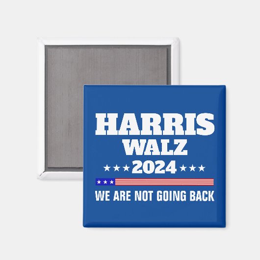 Aimant Campagne Harris Walz 2024 (Recto/Verso)