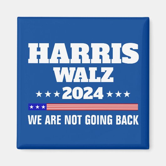 Aimant Campagne Harris Walz 2024 (Devant)