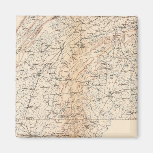 Aimant Campagne Route, Gettysburg (Devant)