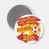 Aimant Campeones del Mundo 2010 (Recto/Verso)
