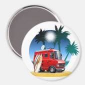 Aimant Camper de dessin (Recto/Verso)