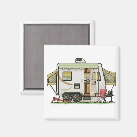 Aimant Camper de remorque hybride extensible (Recto/Verso)