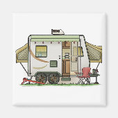 Aimant Camper de remorque hybride extensible (Devant)