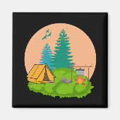 Aimant camping (Devant)