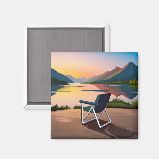 Aimant Camping chair (Recto/Verso)