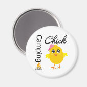 Aimant Camping Chick (Recto/Verso)