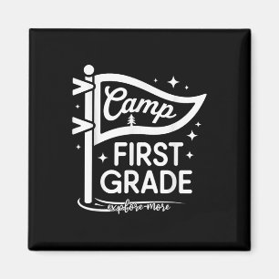 Aimant Camping de première année Enseignant de 1ère année