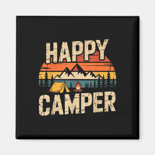Aimant Camping heureux aventure montagne randonnée extéri
