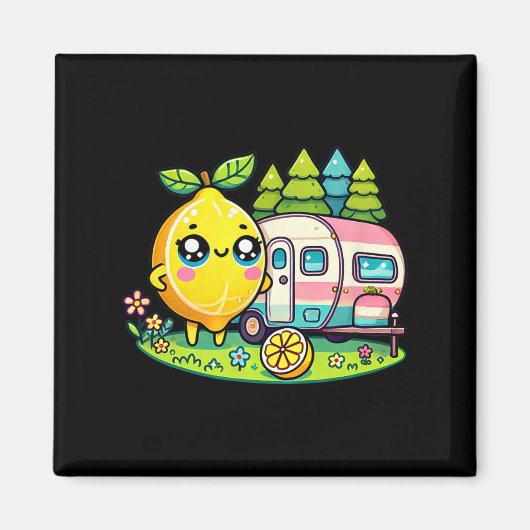 Aimant Camping Lemon (Devant)