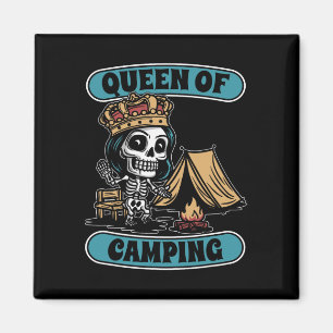 Aimant Camping squelette de camping tente - Reine du feu