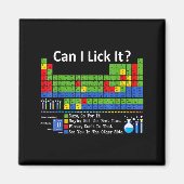 Aimant Can I Lick It Periodic Table Chart Science Teacher (Devant)