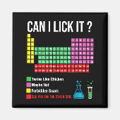 Aimant Can I Lick It Periodic Table Chart Science Teacher (Devant)
