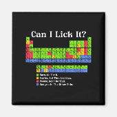 Aimant Can I Lick It Periodic Table Chart Science Teacher (Devant)