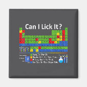 Aimant Can I Lick It Periodic Table Chart Science Teacher (Devant)
